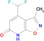 4-(difluoromethyl)-3-methylisoxazolo[5,4-b]pyridin-6(7H)-one