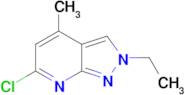 6-chloro-2-ethyl-4-methyl-2H-pyrazolo[3,4-b]pyridine