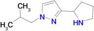 1-isobutyl-3-pyrrolidin-2-yl-1H-pyrazole