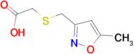 {[(5-methylisoxazol-3-yl)methyl]thio}acetic acid