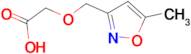 [(5-methylisoxazol-3-yl)methoxy]acetic acid