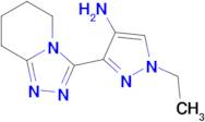 1-ethyl-3-(5,6,7,8-tetrahydro[1,2,4]triazolo[4,3-a]pyridin-3-yl)-1H-pyrazol-4-amine
