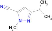 3-isopropyl-1-methyl-1H-pyrazole-5-carbonitrile
