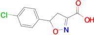 5-(4-chlorophenyl)-4,5-dihydroisoxazole-3-carboxylic acid