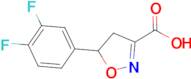 5-(3,4-difluorophenyl)-4,5-dihydroisoxazole-3-carboxylic acid