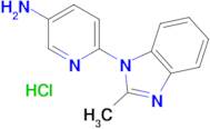 6-(2-methyl-1H-benzimidazol-1-yl)pyridin-3-amine