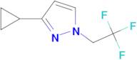 3-cyclopropyl-1-(2,2,2-trifluoroethyl)-1H-pyrazole