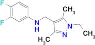 N-[(1-ethyl-3,5-dimethyl-1H-pyrazol-4-yl)methyl]-3,4-difluoroaniline