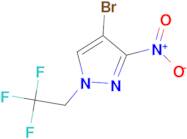 4-bromo-3-nitro-1-(2,2,2-trifluoroethyl)-1H-pyrazole