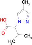 3-methyl-2-(4-methyl-1H-pyrazol-1-yl)butanoic acid