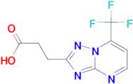 3-[7-(trifluoromethyl)[1,2,4]triazolo[1,5-a]pyrimidin-2-yl]propanoic acid
