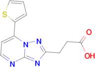 3-[7-(2-thienyl)[1,2,4]triazolo[1,5-a]pyrimidin-2-yl]propanoic acid