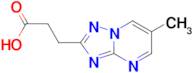 3-(6-methyl[1,2,4]triazolo[1,5-a]pyrimidin-2-yl)propanoic acid