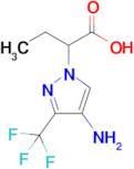 2-[4-amino-3-(trifluoromethyl)-1H-pyrazol-1-yl]butanoic acid