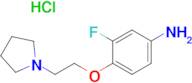 [3-fluoro-4-(2-pyrrolidin-1-ylethoxy)phenyl]amine