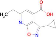 3-cyclopropyl-6-ethylisoxazolo[5,4-b]pyridine-4-carboxylic acid