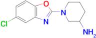 1-(5-chloro-1,3-benzoxazol-2-yl)piperidin-3-amine