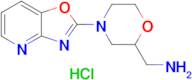 [(4-[1,3]oxazolo[4,5-b]pyridin-2-ylmorpholin-2-yl)methyl]amine