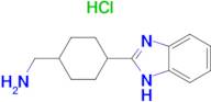 {[4-(1H-benzimidazol-2-yl)cyclohexyl]methyl}amine