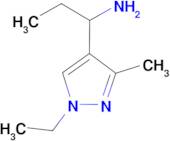 [1-(1-ethyl-3-methyl-1H-pyrazol-4-yl)propyl]amine