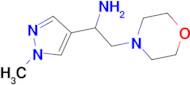 [1-(1-methyl-1H-pyrazol-4-yl)-2-morpholin-4-ylethyl]amine