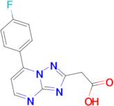 [7-(4-fluorophenyl)[1,2,4]triazolo[1,5-a]pyrimidin-2-yl]acetic acid