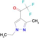 1-(1-ethyl-3-methyl-1H-pyrazol-4-yl)-2,2,2-trifluoroethanone