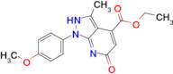 ethyl 1-(4-methoxyphenyl)-3-methyl-6-oxo-6,7-dihydro-1H-pyrazolo[3,4-b]pyridine-4-carboxylate