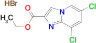 Ethyl 6,8-dichloroimidazo[1,2-a]pyridine-2-carboxylate hydrobromide