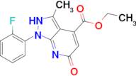 ethyl 1-(2-fluorophenyl)-3-methyl-6-oxo-6,7-dihydro-1H-pyrazolo[3,4-b]pyridine-4-carboxylate