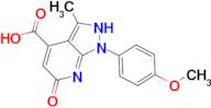 1-(4-methoxyphenyl)-3-methyl-6-oxo-6,7-dihydro-1H-pyrazolo[3,4-b]pyridine-4-carboxylic acid