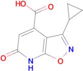 3-cyclopropyl-6-oxo-6,7-dihydroisoxazolo[5,4-b]pyridine-4-carboxylic acid