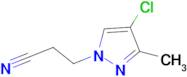 3-(4-chloro-3-methyl-1H-pyrazol-1-yl)propanenitrile