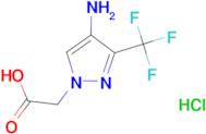 [4-amino-3-(trifluoromethyl)-1H-pyrazol-1-yl]acetic acid