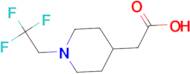 [1-(2,2,2-trifluoroethyl)piperidin-4-yl]acetic acid