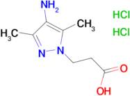 3-(4-amino-3,5-dimethyl-1H-pyrazol-1-yl)propanoic acid