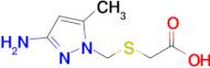 {[(3-amino-5-methyl-1H-pyrazol-1-yl)methyl]thio}acetic acid