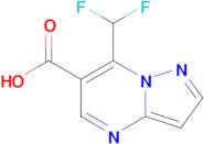 7-(difluoromethyl)pyrazolo[1,5-a]pyrimidine-6-carboxylic acid