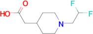 [1-(2,2-difluoroethyl)piperidin-4-yl]acetic acid