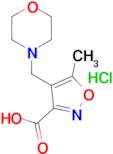 5-methyl-4-(morpholin-4-ylmethyl)isoxazole-3-carboxylic acid