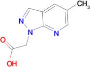 (5-methyl-1H-pyrazolo[3,4-b]pyridin-1-yl)acetic acid