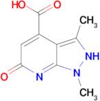1,3-dimethyl-6-oxo-6,7-dihydro-1H-pyrazolo[3,4-b]pyridine-4-carboxylic acid