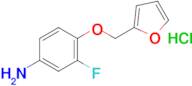 [3-fluoro-4-(2-furylmethoxy)phenyl]amine