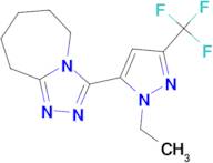 3-[1-ethyl-3-(trifluoromethyl)-1H-pyrazol-5-yl]-6,7,8,9-tetrahydro-5H-[1,2,4]triazolo[4,3-a]azepine