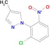 1-(2-chloro-6-nitrophenyl)-4-methyl-1H-pyrazole