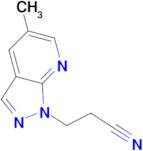 3-(5-methyl-1H-pyrazolo[3,4-b]pyridin-1-yl)propanenitrile
