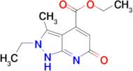 ethyl 2-ethyl-3-methyl-6-oxo-6,7-dihydro-2H-pyrazolo[3,4-b]pyridine-4-carboxylate