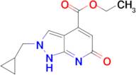 ethyl 2-(cyclopropylmethyl)-6-oxo-6,7-dihydro-2H-pyrazolo[3,4-b]pyridine-4-carboxylate
