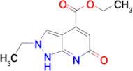 ethyl 2-ethyl-6-oxo-6,7-dihydro-2H-pyrazolo[3,4-b]pyridine-4-carboxylate