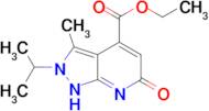 ethyl 2-isopropyl-3-methyl-6-oxo-6,7-dihydro-2H-pyrazolo[3,4-b]pyridine-4-carboxylate